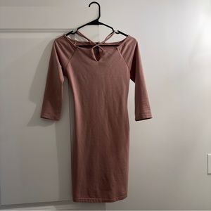 Mauve Mini Dress